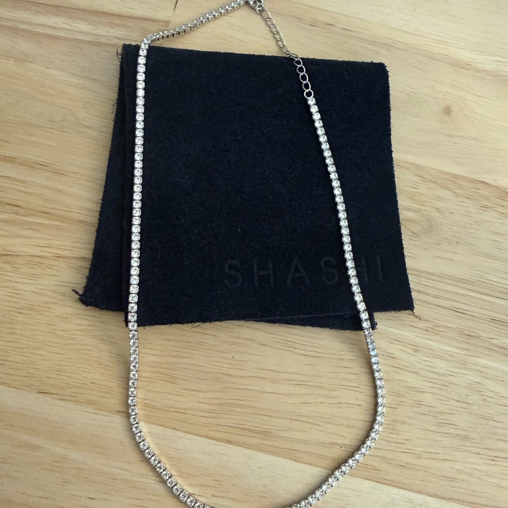 SHASHI Dazzling Silver Necklace